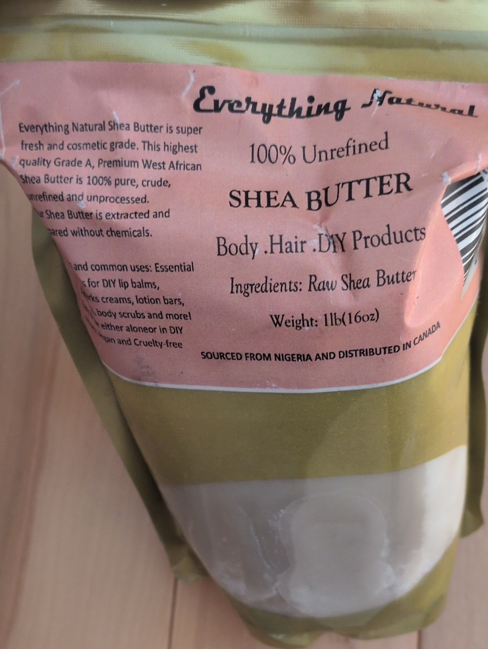 Raw Sea Butter 100% Unrefined